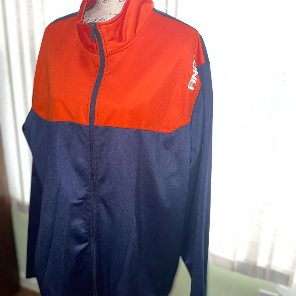 Men’s Activewear jacket lightweight, varsity jacket, Plus size, big and tall - Picture 3 of 9